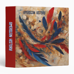 Freedom’s Plume – Feather Art 3 Ring Binder