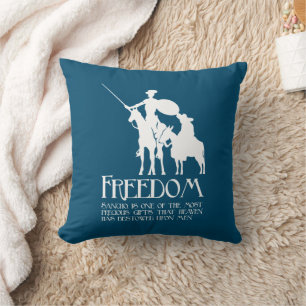 Freedom, Sancho Throw Pillow