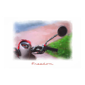Freedom Scooter Poster