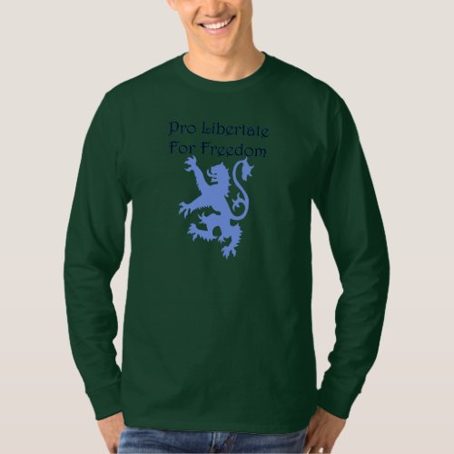 Freedom Scotland Wallace Motto Lion T_Shirt