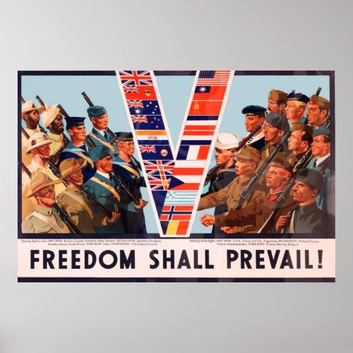 Freedom Shall Prevail Poster