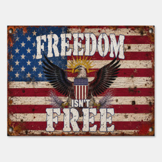Freedom Shield Sign