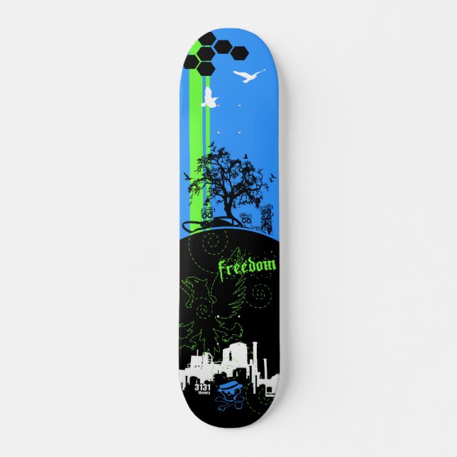 Freedom Skateboard Deck (Front)