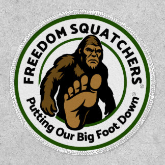 Freedom Squatchers "Big Foot Down" 3" Round Patch