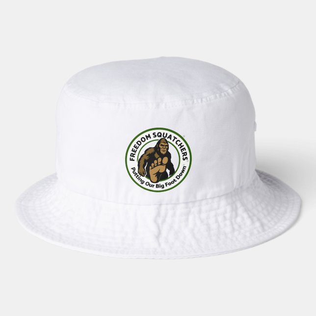 Freedom Squatchers "Big Foot Down" Bucket Hat (Front)