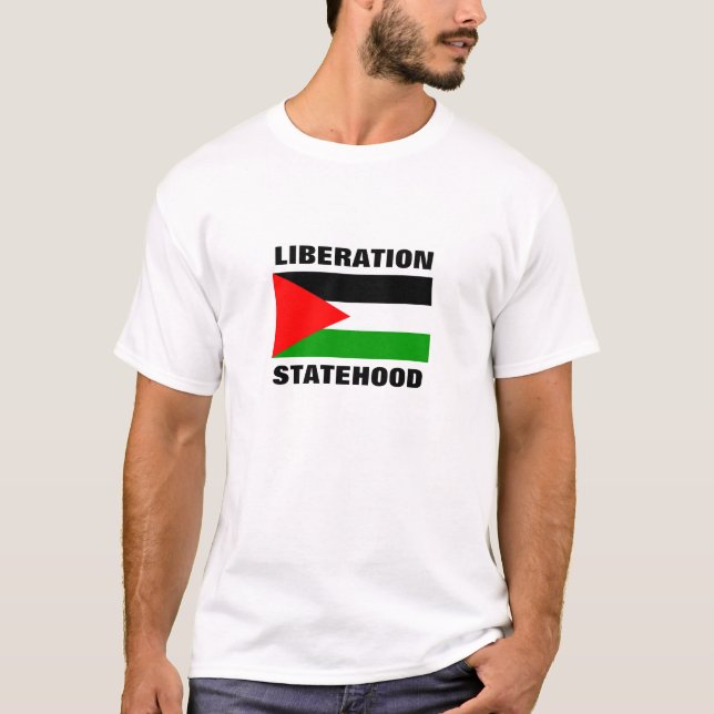 FREEDOM STATEHOOD FOR PALESTINE t-shirt (Front)