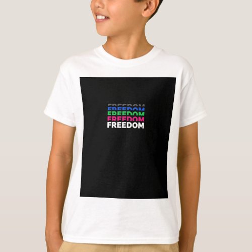 Freedom t shirt design 