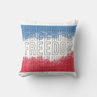 Freedom T-Shirt Throw Pillow