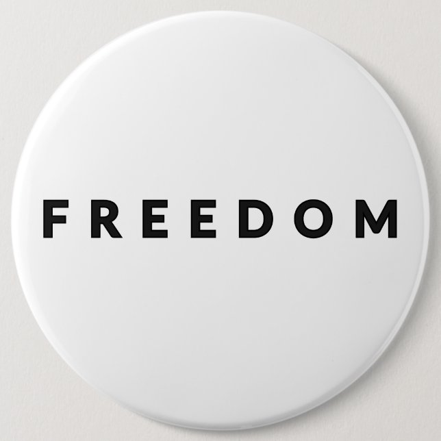 Freedom Text Button (Front)
