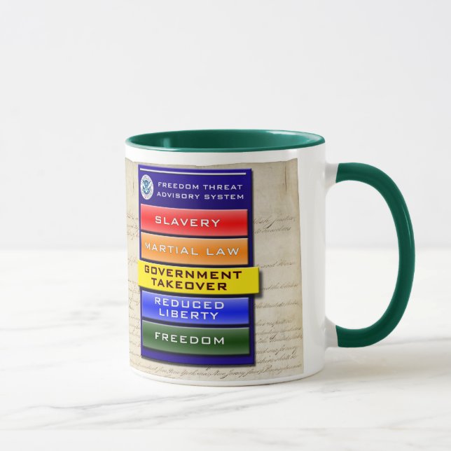 Freedom Threat Advisory Mug (Right)