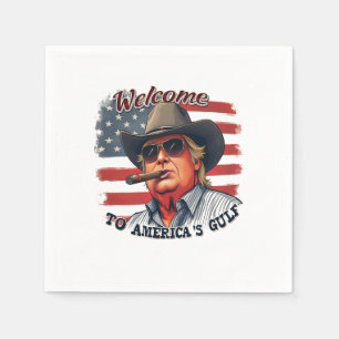 Freedom to American’s Gulf American Trump  Napkins