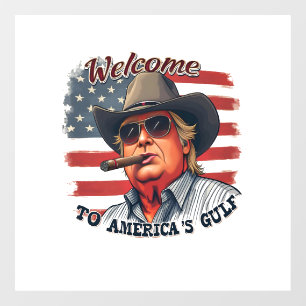 Freedom to American’s Gulf American Trump Window Cling