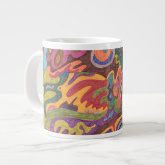 Freedom to Fly, original abstract Large Coffee Mug