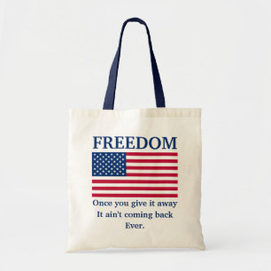 Freedom tote bag