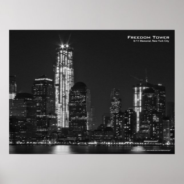 Freedom Tower 911 NYC Poster 24x18 (Front)