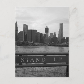 Freedom Tower New York City - "STAND UP " Postcard