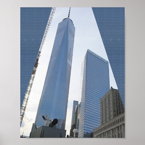 Freedom Tower New York formerly World Trade Centre Poster