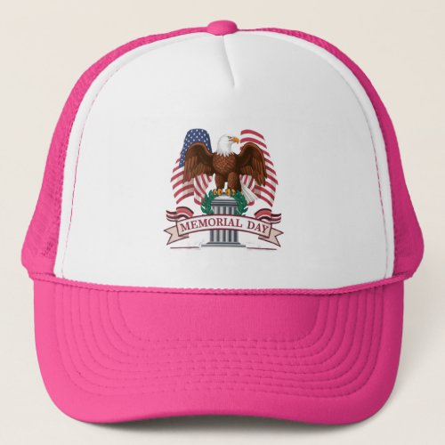 Freedom Tribute Memorial Day Logo Hat