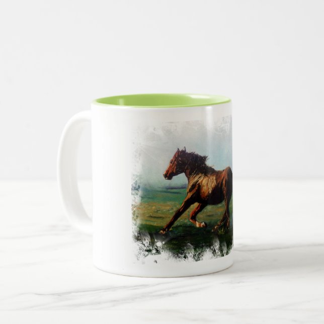 Freedom Two-Tone Coffee Mug (Front Left)