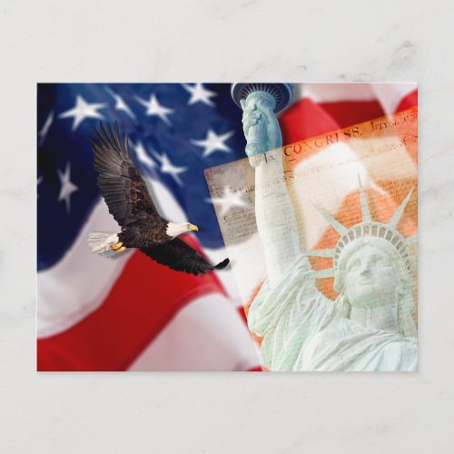 Freedom U Postcard for American Patriots