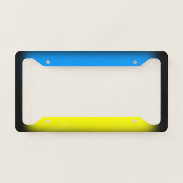Freedom Ukraine   License Plate Frame (Front)