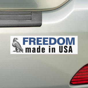 Freedom USA - eagle Bumper Sticker