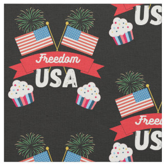 Freedom, usa, independence day style  fabric