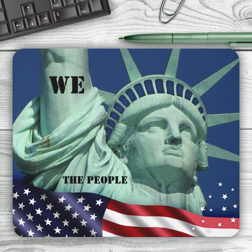 Freedom USA Statue of Liberty Mouse Pad