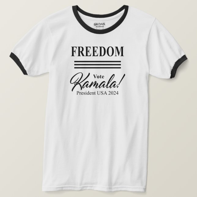 FREEDOM vote Kamala Harris for President 2024 Swea T-Shirt (Design Front)