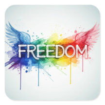 Freedom & Wings – Colorful Watercolor Art with Abs