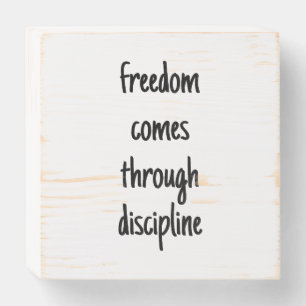 Freedom Wood Box Sign