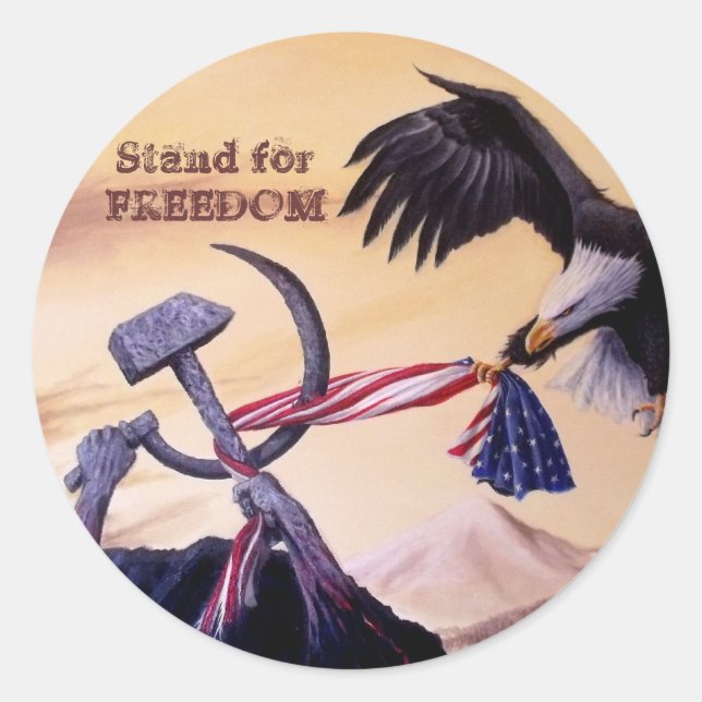 "Freedom's Battle"  sticker (Front)