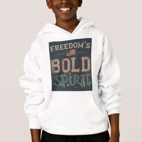 Freedoms Bold Spirit Napkins  Hoodie