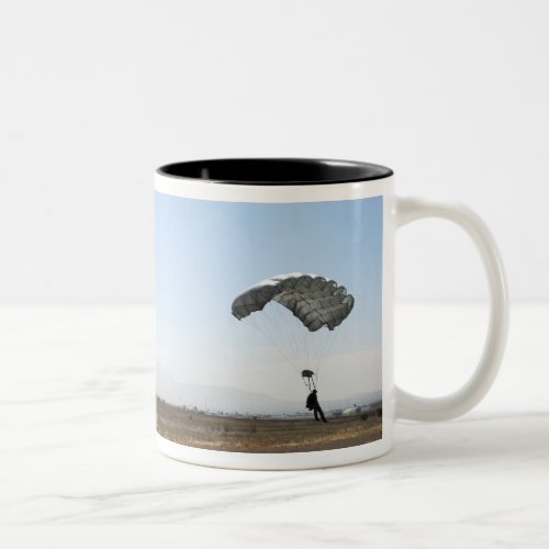 Freefall parachute jumpers Two_Tone coffee mug