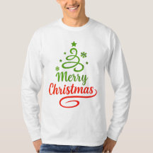 Freefit Merry Christmas Long Sleeve Tee | Festive