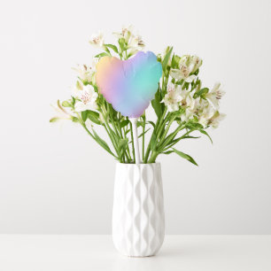 Freeform Pastel Rainbow Gradient Heart Balloon