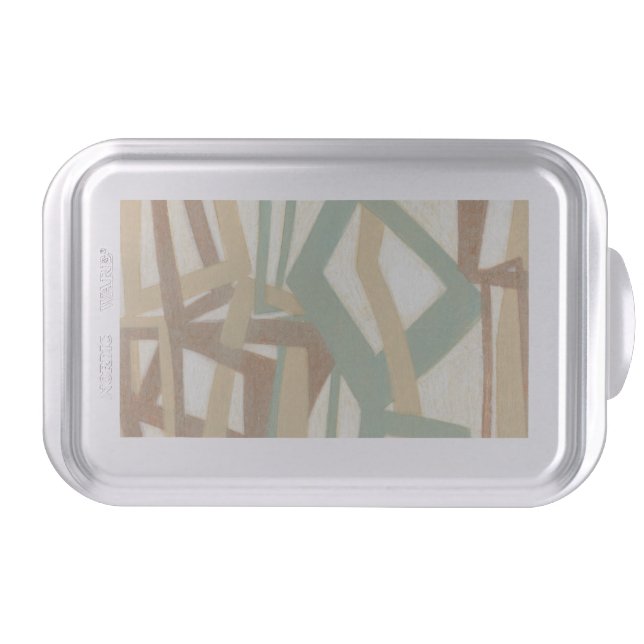 Freehand Painting by Norman Wyatt Cake Pan (Front)