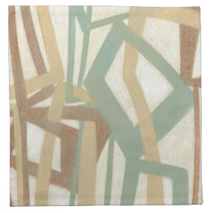 Freehand Painting by Norman Wyatt Cloth Napkin