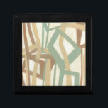 Freehand Painting by Norman Wyatt Gift Box<br><div class="desc">A Norman Wyatt Jr. original. Modern abstract freehand painting in muted earth tones. Would look great on a cream colored wall,  an eggshell pillow,  or as a design on a brown shirt. How will you customize yours?</div>