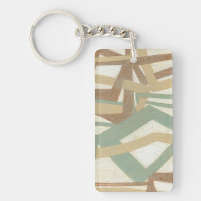 Freehand Painting by Norman Wyatt Keychain (Front)