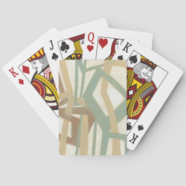 Freehand Painting by Norman Wyatt Poker Cards (Back)