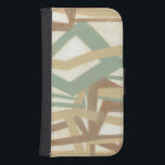 Freehand Painting by Norman Wyatt Samsung S4 Wallet Case<br><div class="desc">A Norman Wyatt Jr. original. Modern abstract freehand painting in muted earth tones. Would look great on a cream colored wall,  an eggshell pillow,  or as a design on a brown shirt. How will you customize yours?</div>