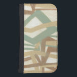 Freehand Painting by Norman Wyatt Samsung S4 Wallet Case<br><div class="desc">A Norman Wyatt Jr. original. Modern abstract freehand painting in muted earth tones. Would look great on a cream colored wall,  an eggshell pillow,  or as a design on a brown shirt. How will you customize yours?</div>