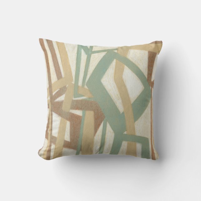 Freehand Painting by Norman Wyatt Throw Pillow (Front)