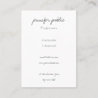 Freehand Script Modern Clean Template Professional