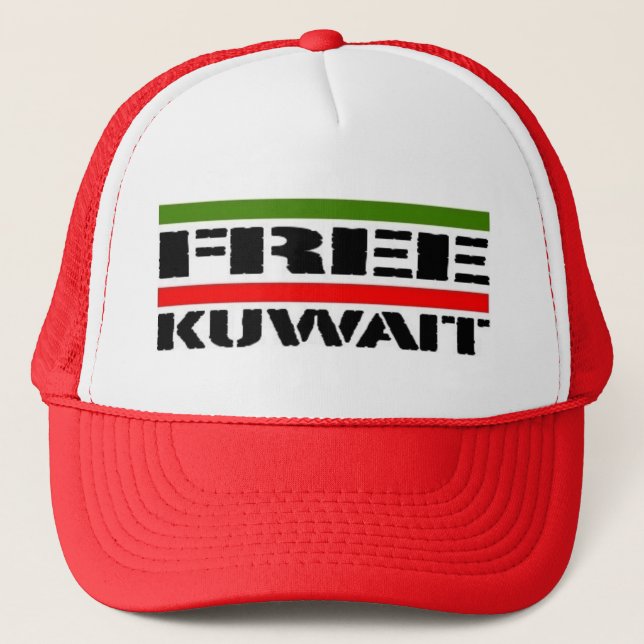 freekuwait2 trucker hat (Front)
