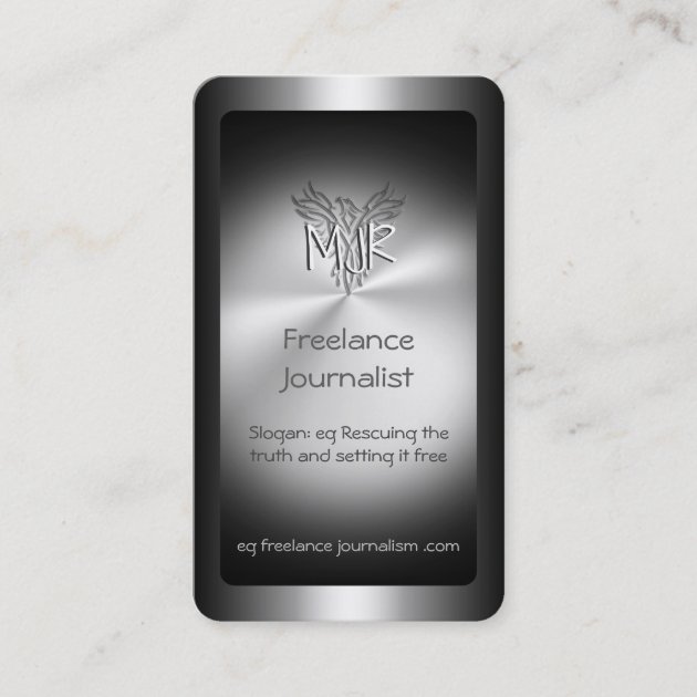 Freelance Journalist Business Card