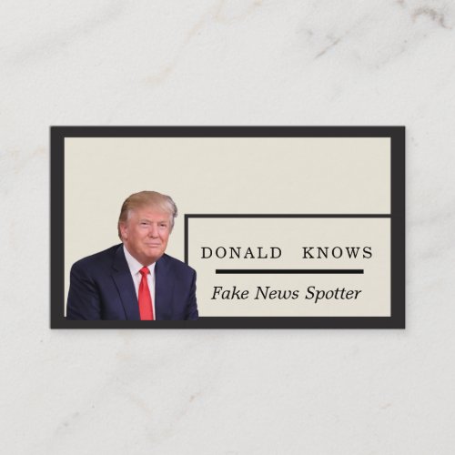 Freelance Trump Business Card