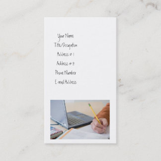Freelance Writer Business Card