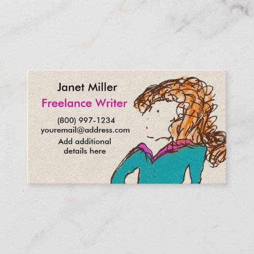 Freelance Writer Business Cards